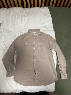 Taylor Stitch Utility Shirt in Double Cloth Oat FLAWS